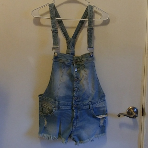 Denim Shorts Jumper - Picture 1 of 7